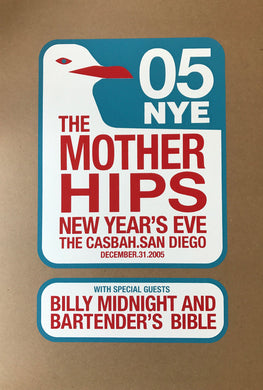 the mother hips 2005 new years eve event poster blue rose music