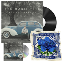 Steve Forbert album The Magic Tree 2018 Vinyl LP CD Blue Rose Music Bandana bundle merch