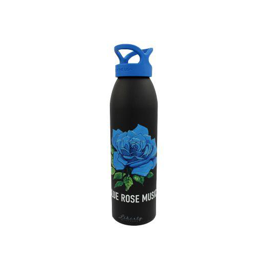 100% American Made Metal Bottle featuring Blu Rose Music logo. Recyclable and environmentally sustainable. 24oz.
