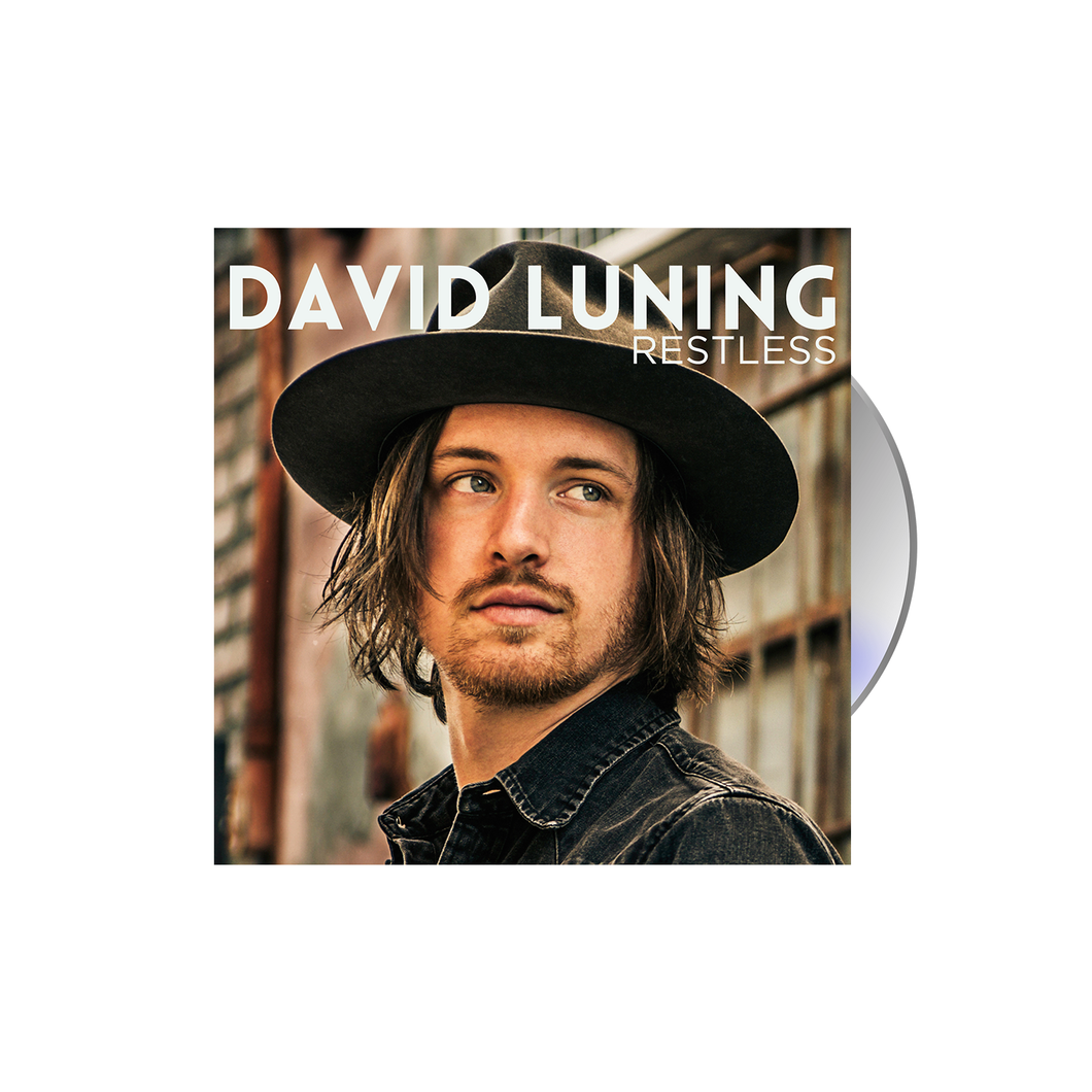 David Luning Restless CD Album Blue Rose Music